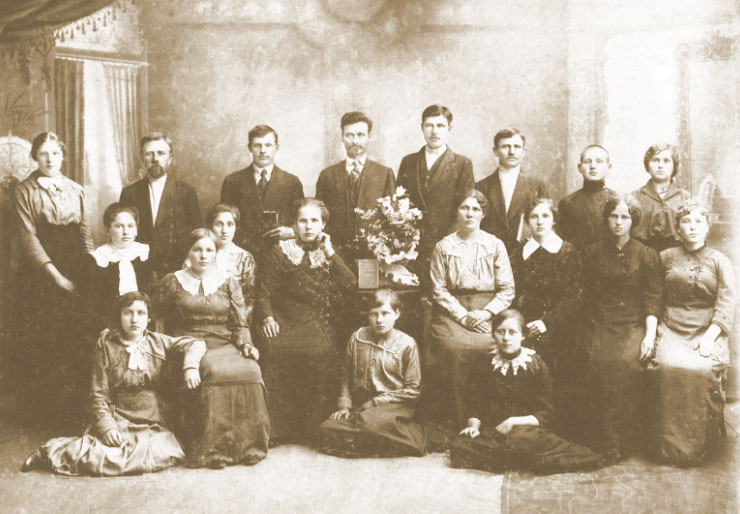 группа омских христиан- баптистов в 1916 - 1917 гг.